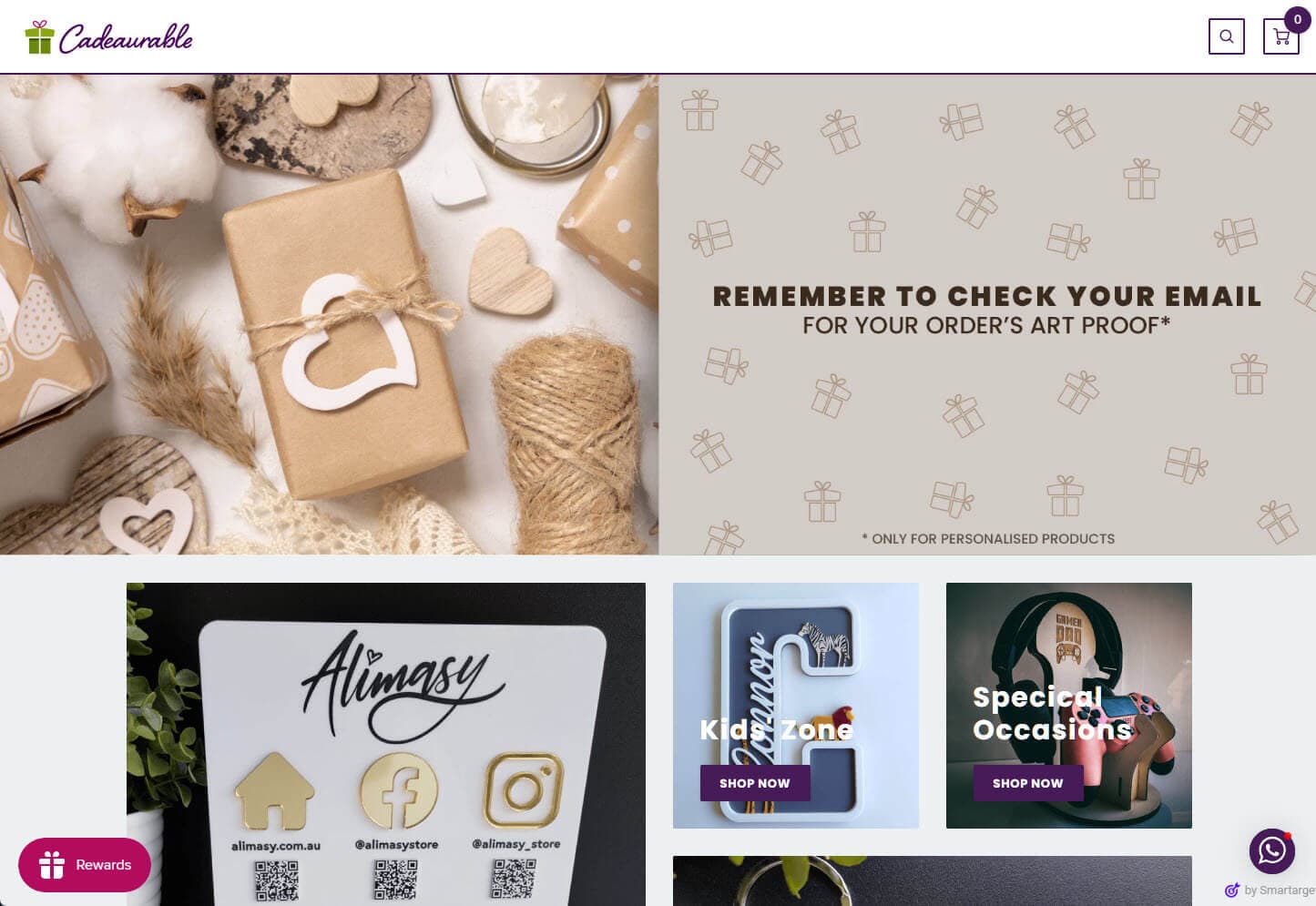 Cadeaurable: our approach screenshot 1