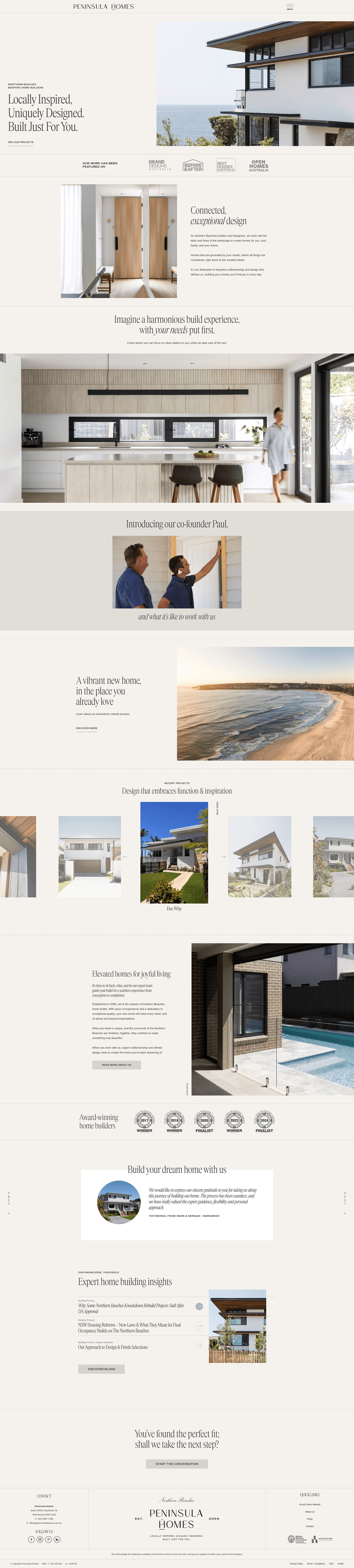 Peninsula Homes featured project image
